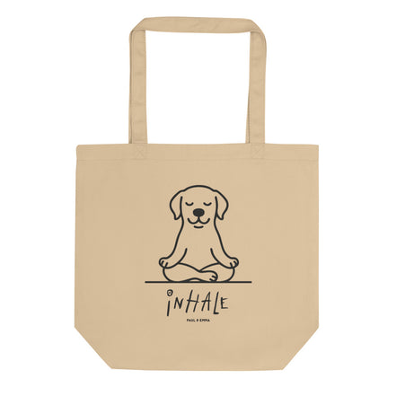 EXHALE INHALE Bio-Tote Bag – Yoga Labrador