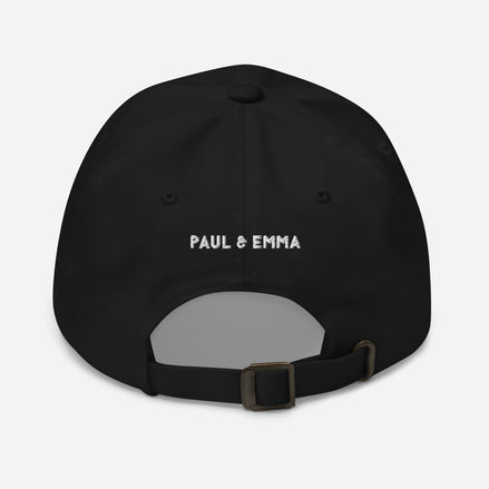 Baseball Cap mit weißer (R)AUSZEIT Stickerei - Paul & Emma Collection für Hundemenschen