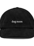 Cord Base Cap mit dog mom Stickerei - verstellbare Baumwoll-Cord-Cap für Dog Moms von Paul Emma