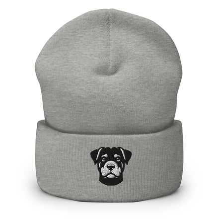 Beanie mit gesticktem Rottweiler-Kopf - Paul & Emma Breed Collection