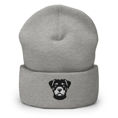 Beanie mit gesticktem Rottweiler-Kopf - Paul & Emma Breed Collection