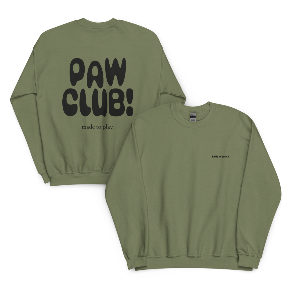 PAW CLUB! –  Unisex Cozy Sweater für echte Hundemenschen