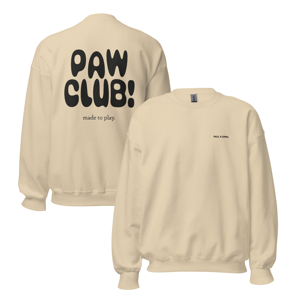 PAW CLUB! –  Unisex Cozy Sweater für echte Hundemenschen