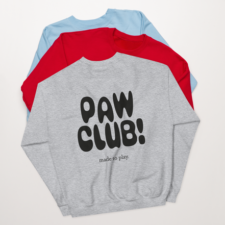 PAW CLUB! –  Unisex Cozy Sweater für echte Hundemenschen