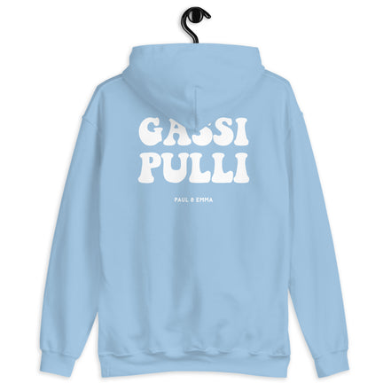 Hoodie mit Gassi Pulli Print auf dem Rücken - Paul Emma Kapuzenpullover für Hundebesitzer