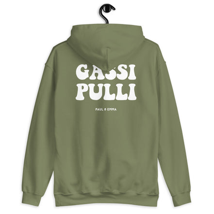 Hoodie mit Gassi Pulli Print auf dem Rücken - Paul Emma Kapuzenpullover für Hundebesitzer