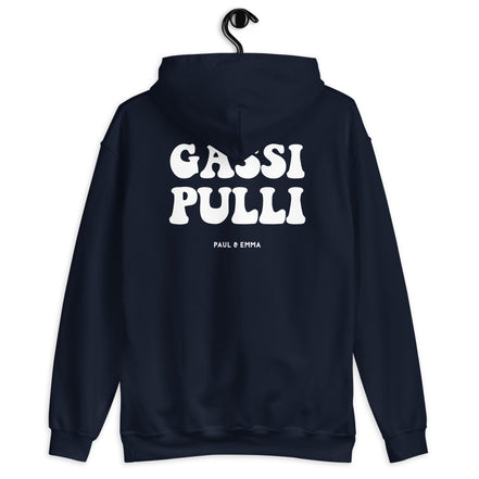 Hoodie mit Gassi Pulli Print auf dem Rücken - Paul Emma Kapuzenpullover für Hundebesitzer