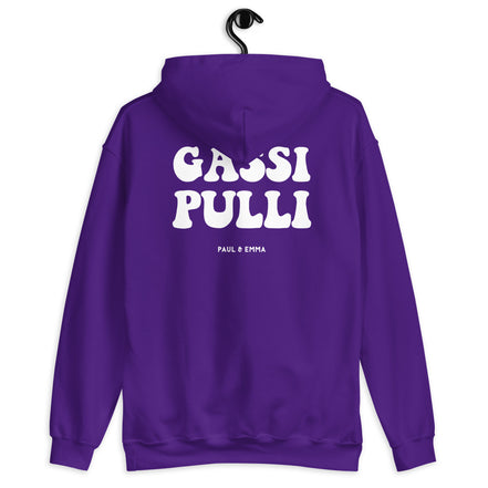 Hoodie mit Gassi Pulli Print auf dem Rücken - Paul Emma Kapuzenpullover für Hundebesitzer
