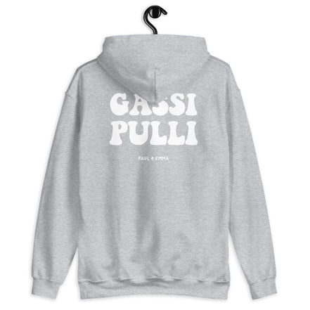 Hoodie mit Gassi Pulli Print auf dem Rücken - Paul Emma Kapuzenpullover für Hundebesitzer